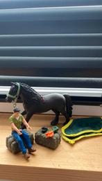 Schleich “ pick-up met paardentrailer “, Ophalen of Verzenden, Gebruikt