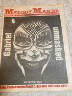 MELODY MAKER 1981 PETER GABRIEL Herman Brood ATRIX Ruts DC, Ophalen of Verzenden, Muziek, Film of Tv