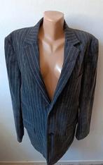 Vintage gestreepte blazer maat 50, Ophalen of Verzenden, Zo goed als nieuw, Maat 48/50 (M), Grijs