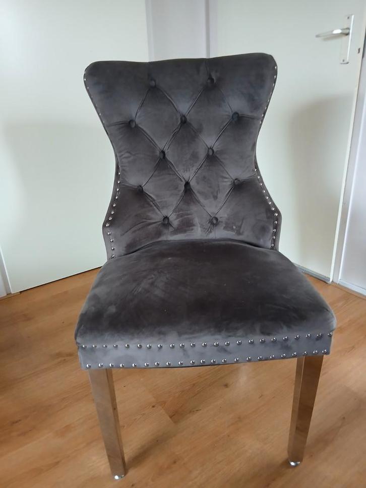 6 Mooie landelijke eetkamerstoele - Stijlvol en Comfortabel!, Huis en Inrichting, Stoelen, Zo goed als nieuw, Vier, Ophalen of Verzenden