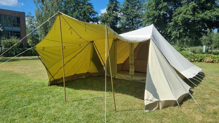 De Waard Lepelaar met varioluifel en binnentent, Caravans en Kamperen, Tenten, tot en met 4, Gebruikt, Ophalen