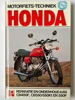 HONDA CB400F CB550F & K werkplaatshandboek ** NIEUW & NL *, Ophalen of Verzenden, Honda