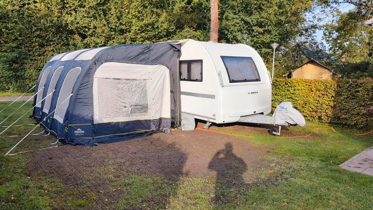 Obelink Viera 420 let op niet helemaal waterdicht, Caravans en Kamperen, Tenten, Gebruikt, Ophalen