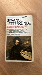 Spaanse letterkunde, Boeken, Taal | Spaans, Ophalen of Verzenden, Zo goed als nieuw