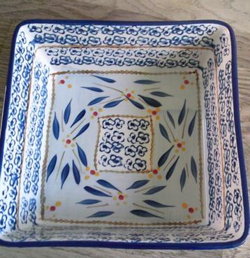 Lavandoux mediterrane design ovenschaal vierkant 20x20cm 1.5 beschikbaar voor biedingen