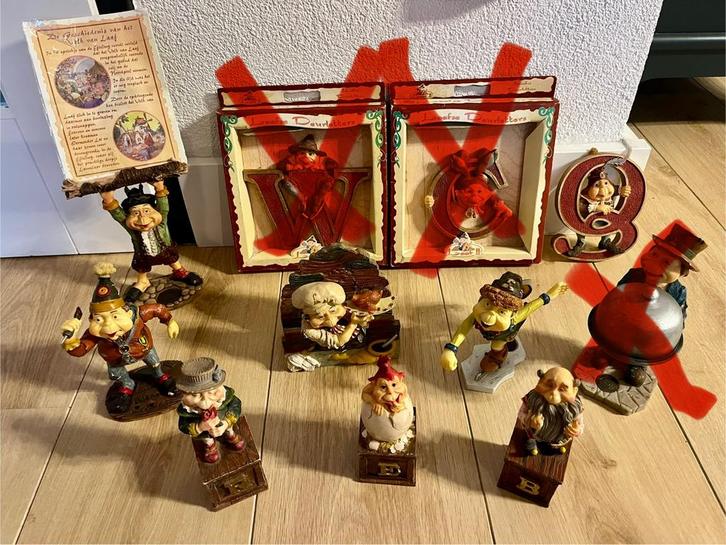 Efteling Laven beeldjes verzameling, Verzamelen, Efteling, Zo goed als nieuw, Beeldje of Poppetje, Ophalen of Verzenden