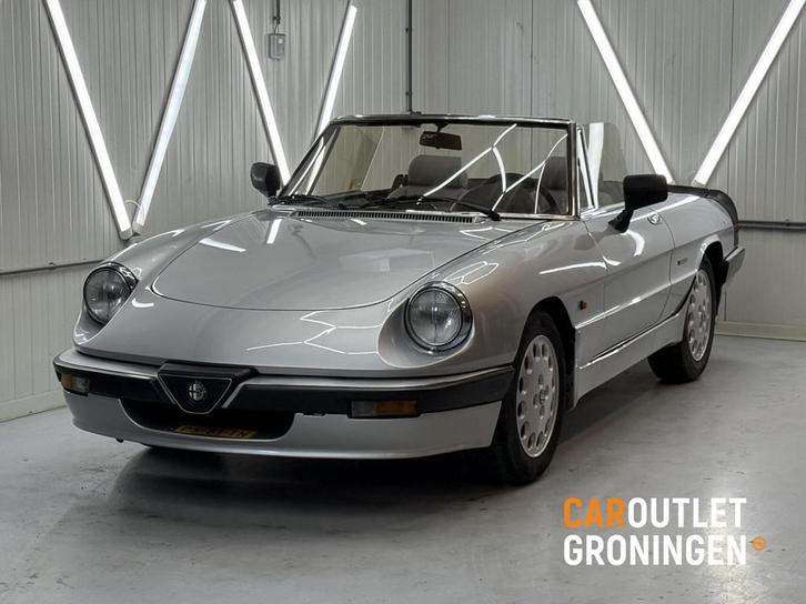 Alfa Romeo Spider 2.0 QV |ORI NL |PININFARINA |QUADRIFOGLIO, Auto's, Alfa Romeo, Bedrijf, Te koop, Spider, Elektrische ramen, Lederen bekleding