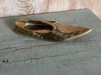 Vintage puntige Oosters muiltje /  schoen. Asbak koper., Ophalen