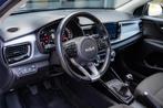 Kia Rio 1.2 TURBO UNIEK | STUURVERWARMING | CARPLAY | STOELV, Auto's, Voorwielaandrijving, Gebruikt, Euro 6, Blauw