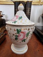 Antiek kandijpotje suikerpot hoofdjes porselein Vieux Paris, Ophalen of Verzenden