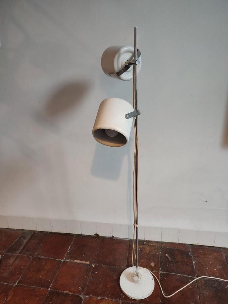 Vintage Anvia Staande Lamp Mid-Century Design 50s 60s, Huis en Inrichting, Lampen | Vloerlampen, Gebruikt, 150 tot 200 cm, Metaal