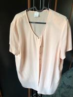 Zachtroze gestippelde blouse, Ophalen of Verzenden, Zo goed als nieuw, Maat 46/48 (XL) of groter, Roze