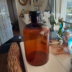 Bruin,amberkleurige apothekerspot , 34 cm vintage, Ophalen of Verzenden