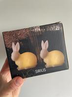 Led kaarsen konijn pasen 2 stuks sirius NIEUW, Overige materialen, Wit, Nieuw, Ophalen of Verzenden