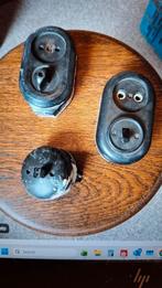 Bakelieten schakelaars stopcontacten schakelmateriaal, Antiek en Kunst, Ophalen of Verzenden