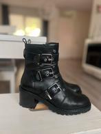Leren Boots Zwart maat 37 van Van Haren, Zwart, Lage of Enkellaarzen, Ophalen of Verzenden, Zo goed als nieuw