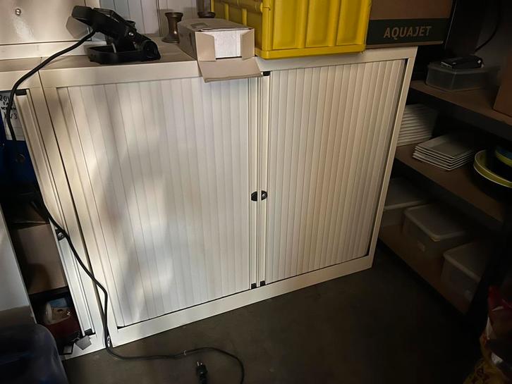 Archief/dossierkast roldeur 3 stuks, Huis en Inrichting, Kasten | Roldeurkasten en Archiefkasten, Zo goed als nieuw, 100 tot 150 cm