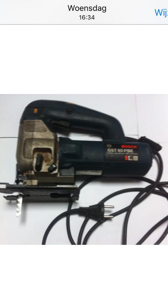 Decoupeerzaag,Bosch,(Professional)Gereedschap, Doe-het-zelf en Verbouw, Gereedschap | Zaagmachines, Zo goed als nieuw, Decoupeerzaag