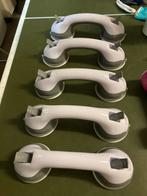 5 x badkamer handgreep met zuignappen in 1 koop, Ophalen, Wit