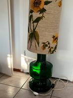 Mooie lamp met glazen voet, Huis en Inrichting, Lampen | Vloerlampen, Ophalen, 100 tot 150 cm, Zo goed als nieuw, Jaren 60 lamp