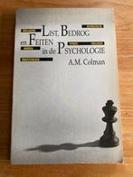 List, bedrog en feiten in de psychologie. A.M. Colman, Ophalen of Verzenden, Gelezen