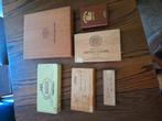 Te koop vintage sigarenkistjes en doosjes, Verzamelen, Ophalen of Verzenden