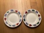 Originele Boerenbont soepborden, Antiek en Kunst, Antiek | Keramiek en Aardewerk, Ophalen