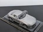 Mercedes Benz SLS AMG V8 1/43 grijs (nieuw), Nieuw, Overige merken, Ophalen of Verzenden, Auto