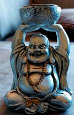 Leuke Buddha kaarsenhouder. Zilverkleurig, nog nieuw., Ophalen of Verzenden, Nieuw