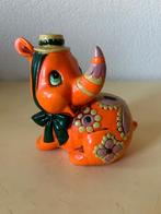 Neshorn spaarpot, jaren 70 of 80, Verzamelen, Spaarpotten, Ophalen of Verzenden, Gebruikt, Steen, Aardewerk of Keramiek, Dier