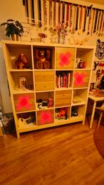 Ikea Kallax kast 16 vakken + lade inzet & onderstel, Ophalen, 25 tot 50 cm, 100 tot 150 cm, 100 tot 150 cm