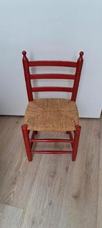 Kinderstoeltje hout met riet, Kinderen en Baby's, Kinderkamer | Tafels en Stoelen, Ophalen, Gebruikt, Stoel(en)