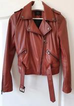 Claudia Sträter/Maura Biker Leren Jas Cognac S/36, Bruin, Nieuw, Ophalen of Verzenden, Claudia Sträter