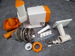 Vintage Moulinex Keukenmachine met Accessoires, Witgoed en Apparatuur, Keukenmixers, 2 tot 3 liter, Ophalen of Verzenden, Gebruikt