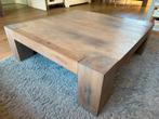 Robuuste houten salontafel, Ophalen, Zo goed als nieuw, Minder dan 50 cm, 100 tot 150 cm