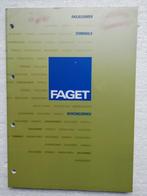 FAGET railklemmen catalogus 1998, Ophalen of Verzenden, Elektrotechniek
