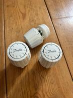 3 x Danfoss thermastaatknop, Detector, Sensor of Melder, Ophalen of Verzenden, Zo goed als nieuw, Overige soorten