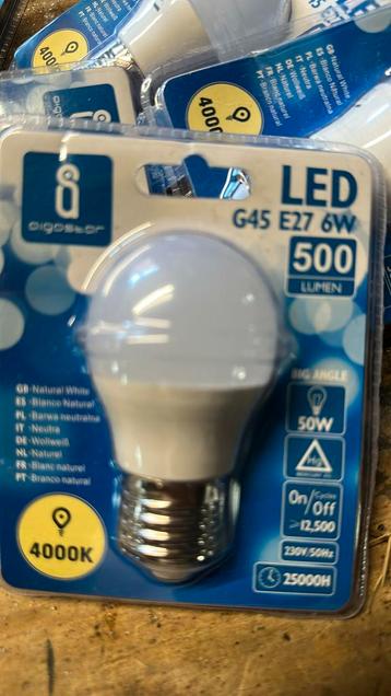 Led E27 6w 4000k 8x beschikbaar voor biedingen