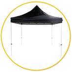 Easy up partytent 3x3 || te huur/huren?, Hobby en Vrije tijd, Feestartikelen | Verhuur, Ophalen, Zo goed als nieuw, Overige