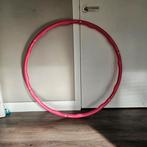 Knalroze hoelahoep, Ophalen of Verzenden, Gebruikt, Fitness hoelahoep