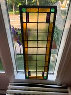 Glas in loodraam 80 x 29 cm, Doe-het-zelf en Verbouw, Glas en Ramen, Ophalen of Verzenden, Zo goed als nieuw, Minder dan 80 cm