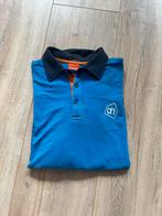 Albert heijn Poloshirt Maat M, Schuvens, Blauw, Zo goed als nieuw, Halswijdte 39/40 (M)