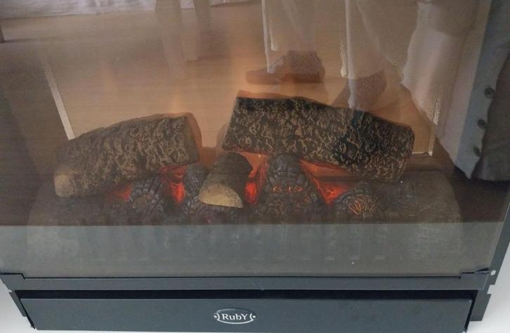 Ruby Fires Top Flame Tinanti t.e.a.b. ophalen, Huis en Inrichting, Haarden, Gebruikt, Elektrische haard, Ophalen