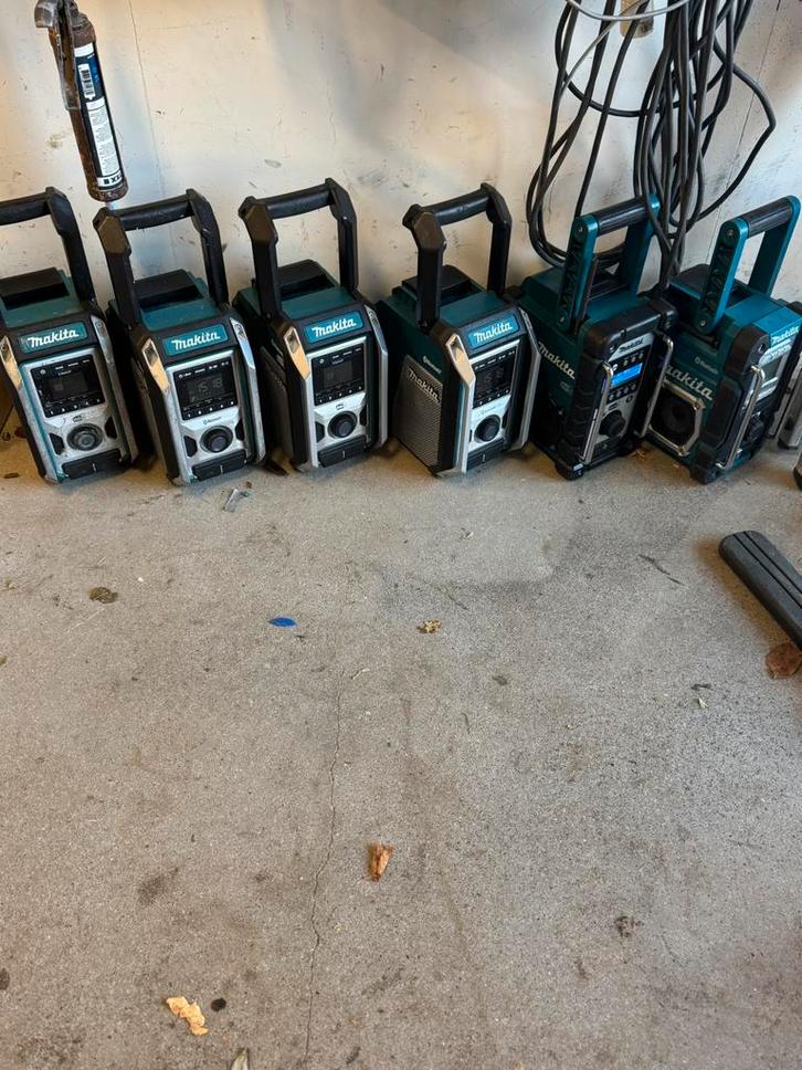 Groot aanbod makita bouwradio’s/radio’s, Audio, Tv en Foto, Radio's, Zo goed als nieuw, Bouwradio, Ophalen of Verzenden
