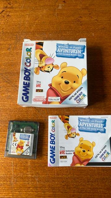 Gameboy Color: Winnie the Pooh, adventures in 100 acre wood beschikbaar voor biedingen
