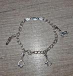 Zilver zilveren 925 bedel armband hoefijzer paardje, Ophalen, Zo goed als nieuw