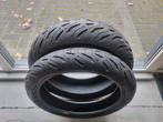 Nette set Michelin Road 6 120-70-17 & 180-55-17, Motoren, Ophalen of Verzenden, Gebruikt
