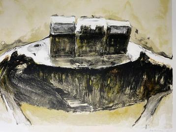 Adri Brouwer - Abstracte Litho in kleine oplage 7/11 - 1991 beschikbaar voor biedingen