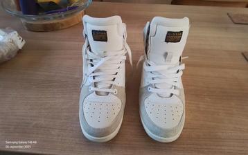 G-Star RAW Hoge Sneakers Wit/Grijs,maat 39  beschikbaar voor biedingen