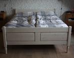 twee persoonsbed, Ophalen, Gebruikt, Wit, Tweepersoons